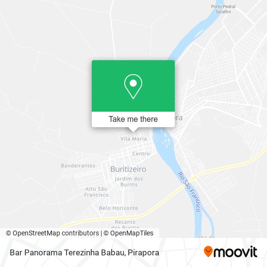 Mapa Bar Panorama Terezinha Babau