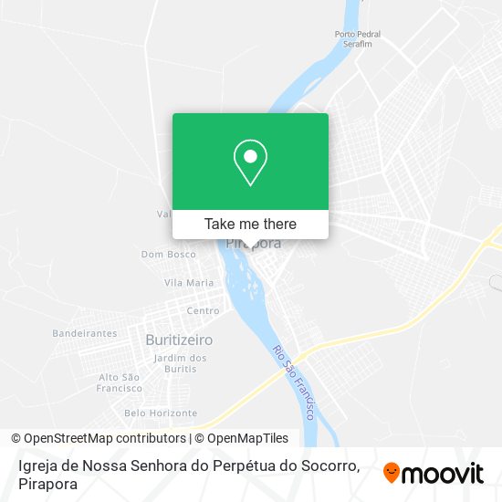 Mapa Igreja de Nossa Senhora do Perpétua do Socorro