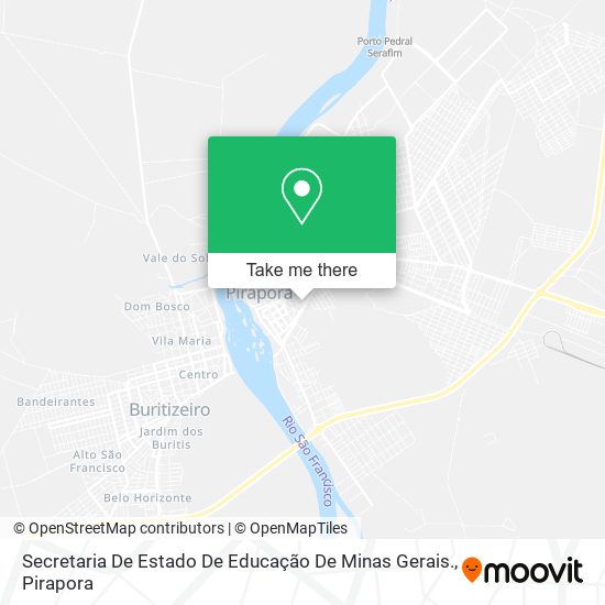 Mapa Secretaria De Estado De Educação De Minas Gerais.