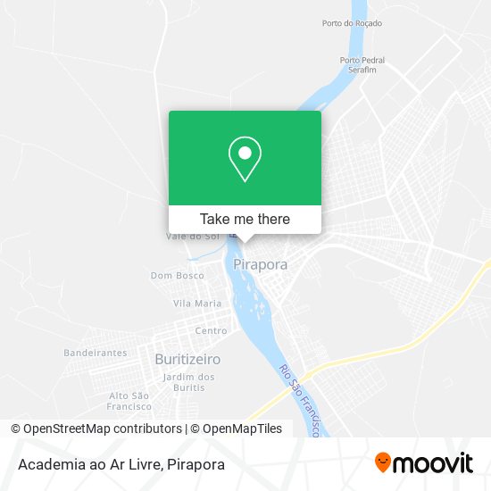 Academia ao Ar Livre map