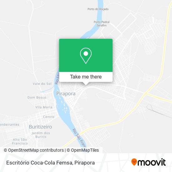 Escritório Coca-Cola Femsa map