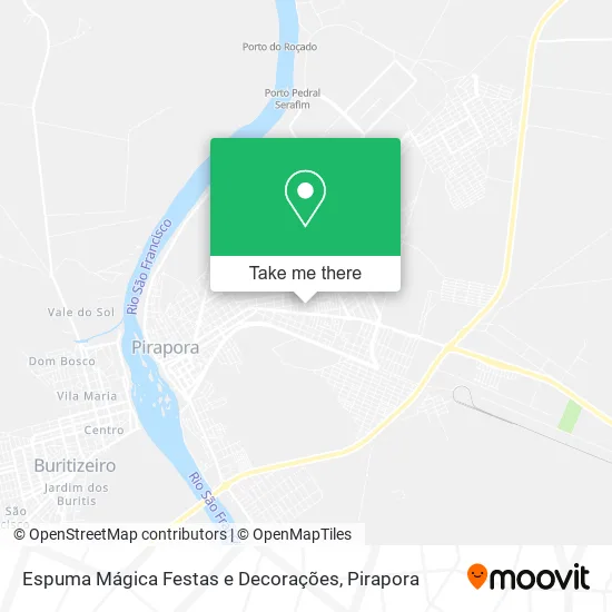 Espuma Mágica Festas e Decorações map