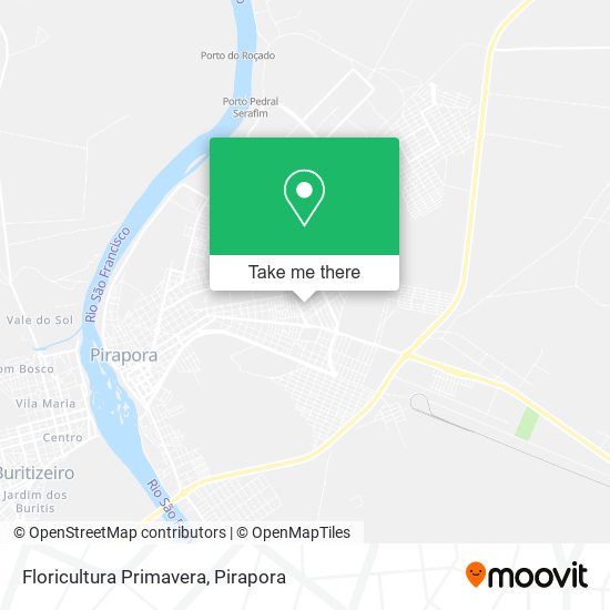 Floricultura Primavera map