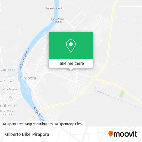 Gilberto Bike map