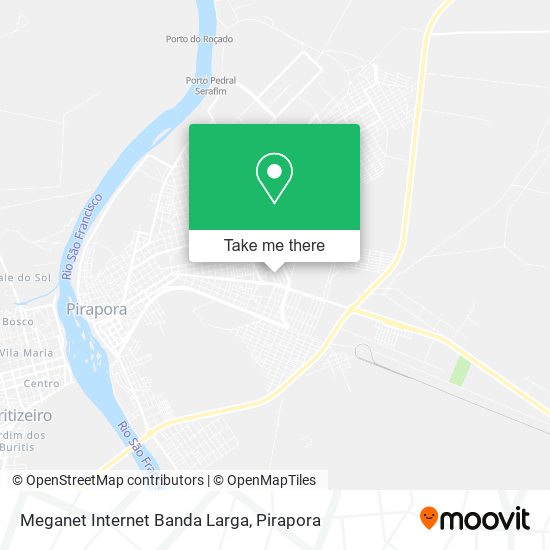 Meganet Internet Banda Larga map
