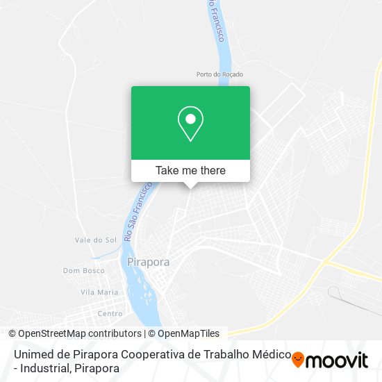 Unimed de Pirapora Cooperativa de Trabalho Médico - Industrial map