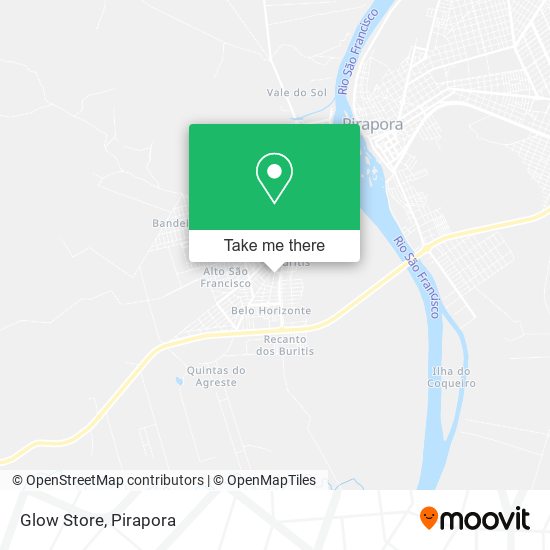 Glow Store map