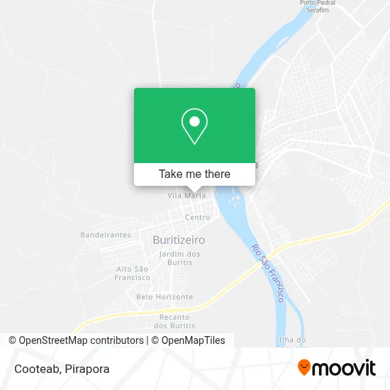 Cooteab map