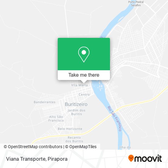 Viana Transporte map