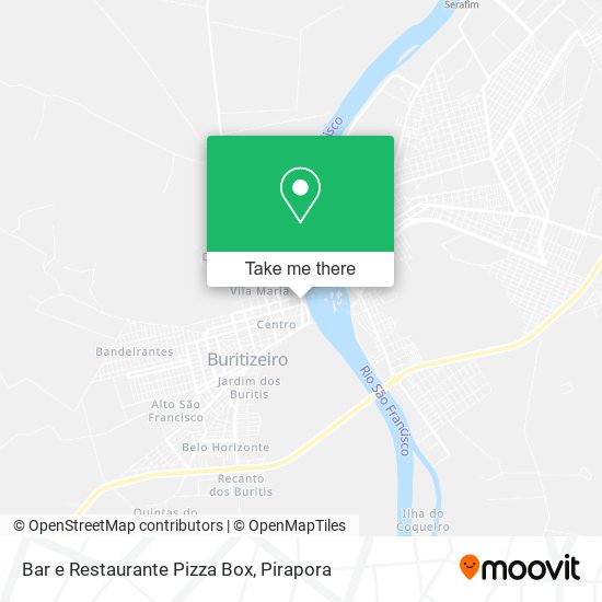 Bar e Restaurante Pizza Box map