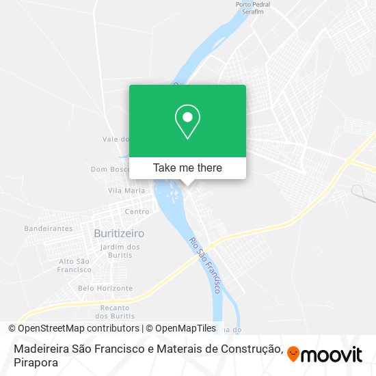 Madeireira São Francisco e Materais de Construção map