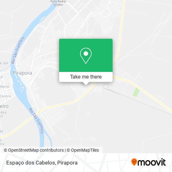 Espaço dos Cabelos map
