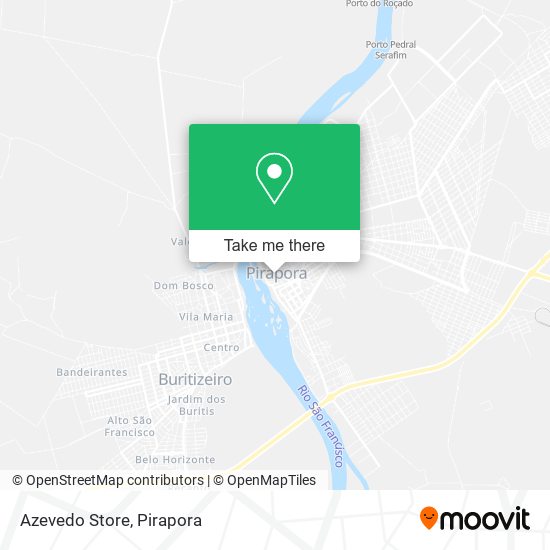 Azevedo Store map