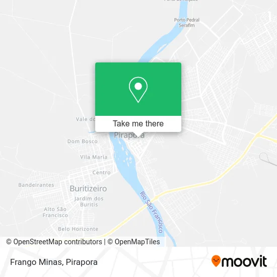 Frango Minas map