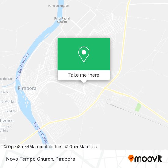 Novo Tempo Church map