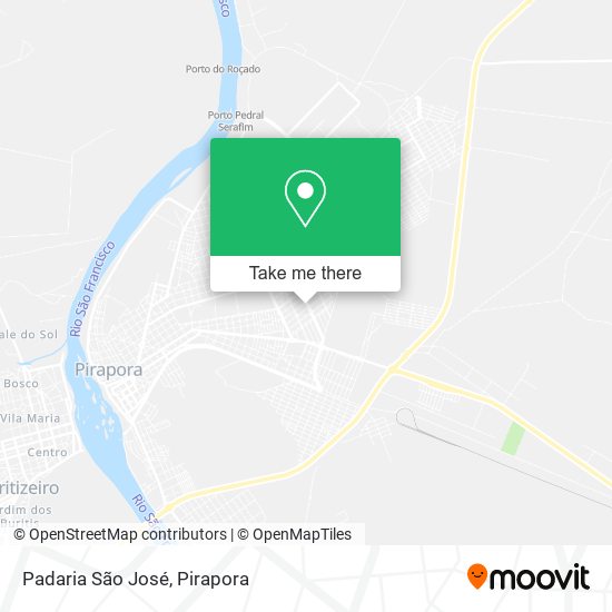 Mapa Padaria São José