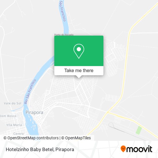 Mapa Hotelzinho Baby Betel