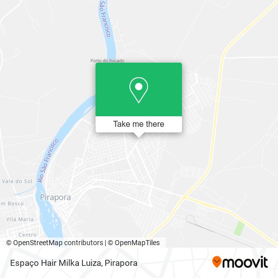 Espaço Hair Milka Luiza map