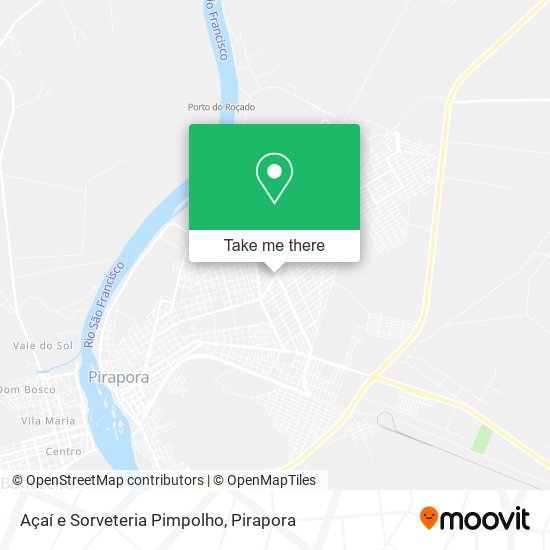 Açaí e Sorveteria Pimpolho map