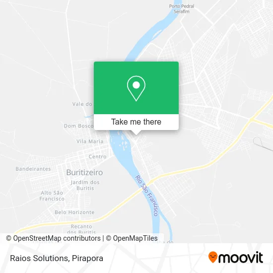 Raios Solutions map