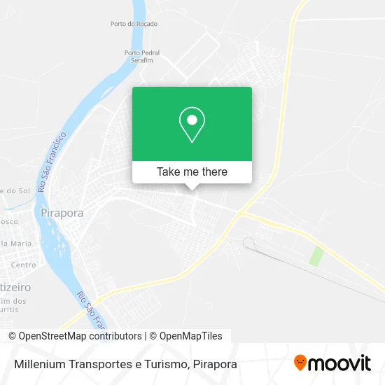 Millenium Transportes e Turismo map