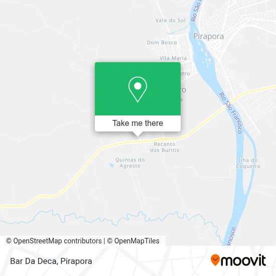Bar Da Deca map
