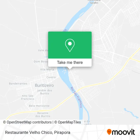 Restaurante Velho Chico map