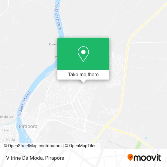 Vitrine Da Moda map