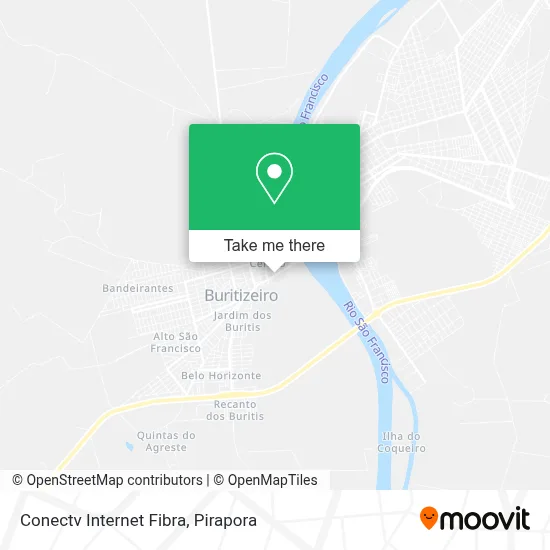 Conectv Internet Fibra map
