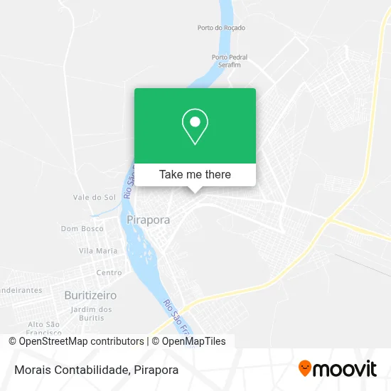 Morais Contabilidade map