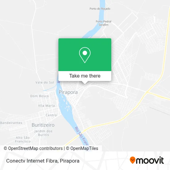 Conectv Internet Fibra map