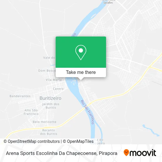 Arena Sports Escolinha Da Chapecoense map