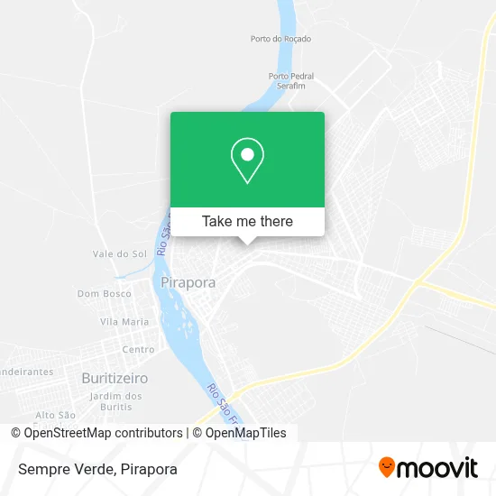 Sempre Verde map