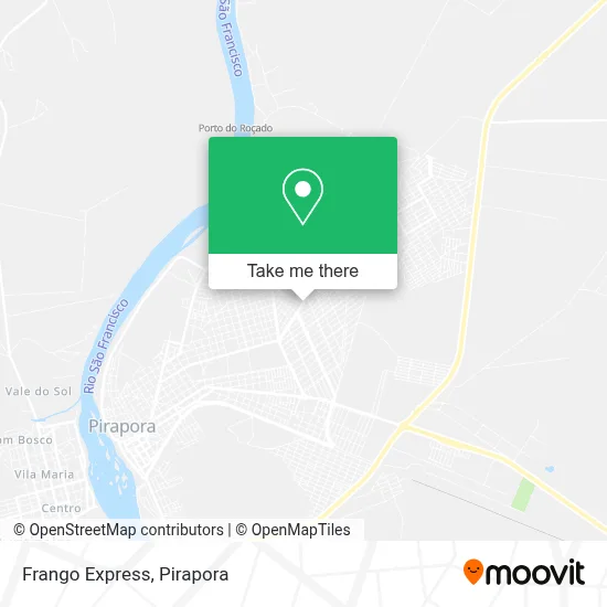 Frango Express map