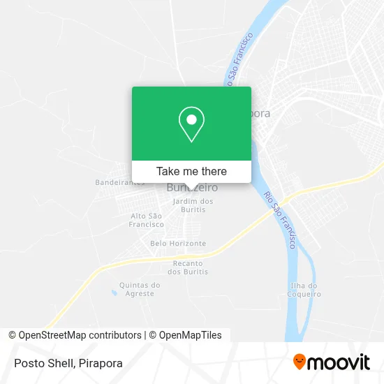 Posto Shell map