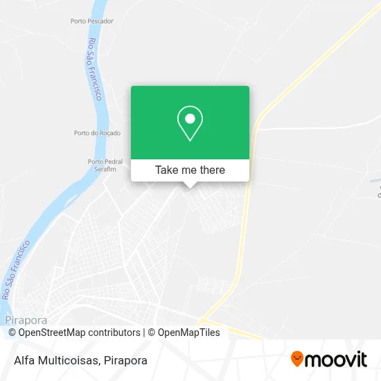 Alfa Multicoisas map