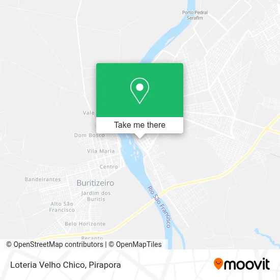Loteria Velho Chico map