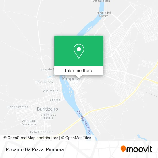 Recanto Da Pizza map