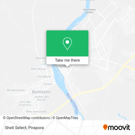 Shell Select map