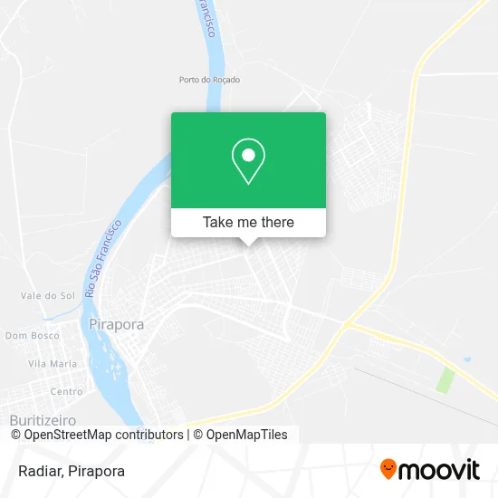 Radiar map