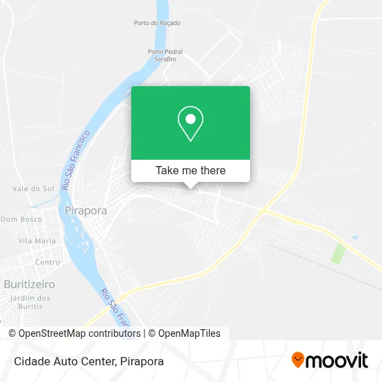 Cidade Auto Center map