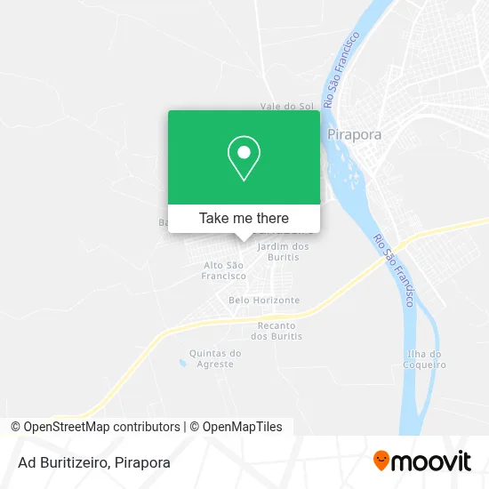 Ad Buritizeiro map