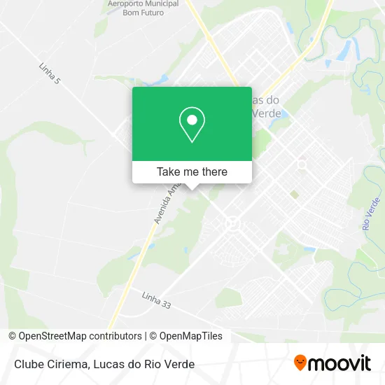 Clube Ciriema map
