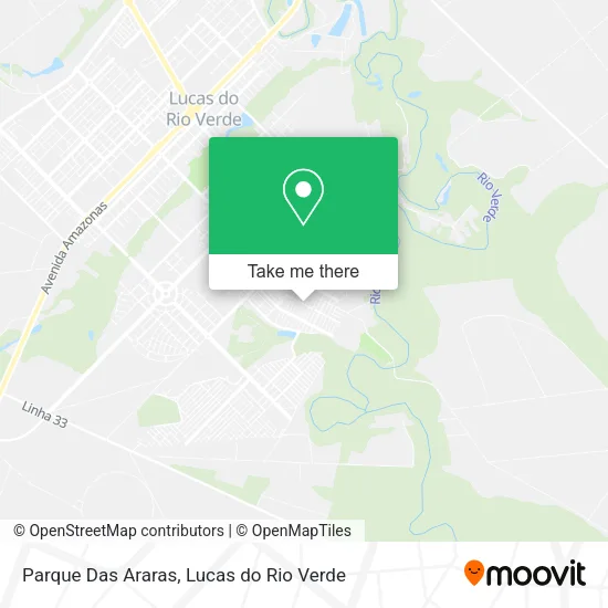 Parque Das Araras map