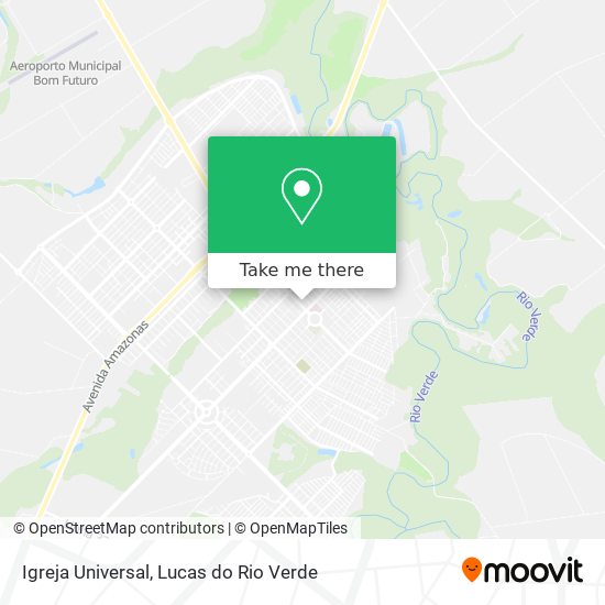 Mapa Igreja Universal