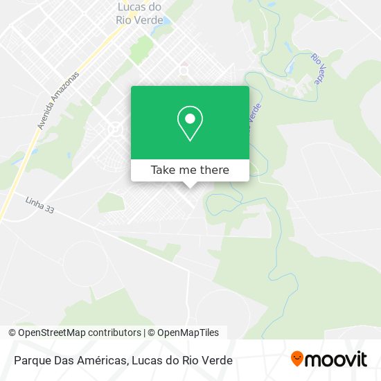 Mapa Parque Das Américas