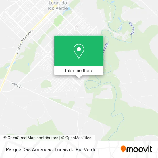 Parque Das Américas map