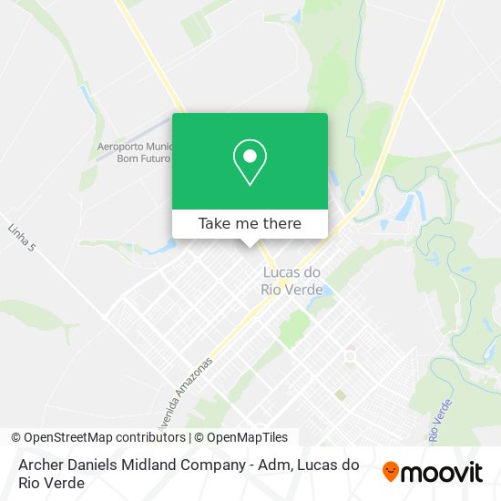 Mapa Archer Daniels Midland Company - Adm