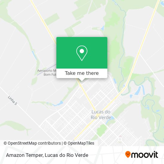 Mapa Amazon Temper