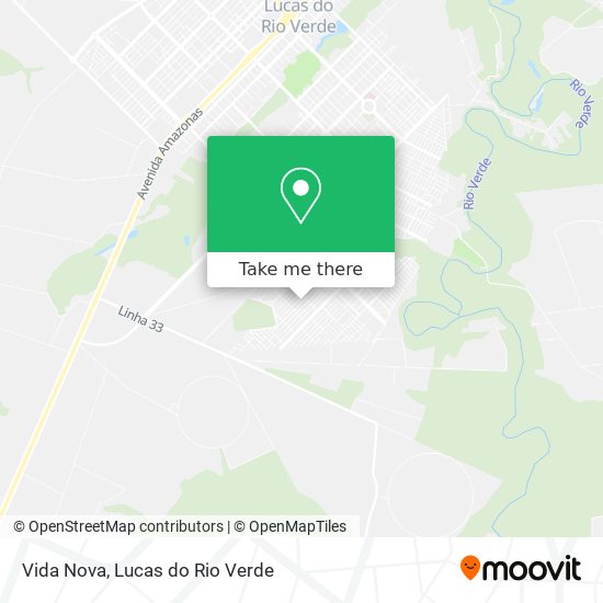 Vida Nova map